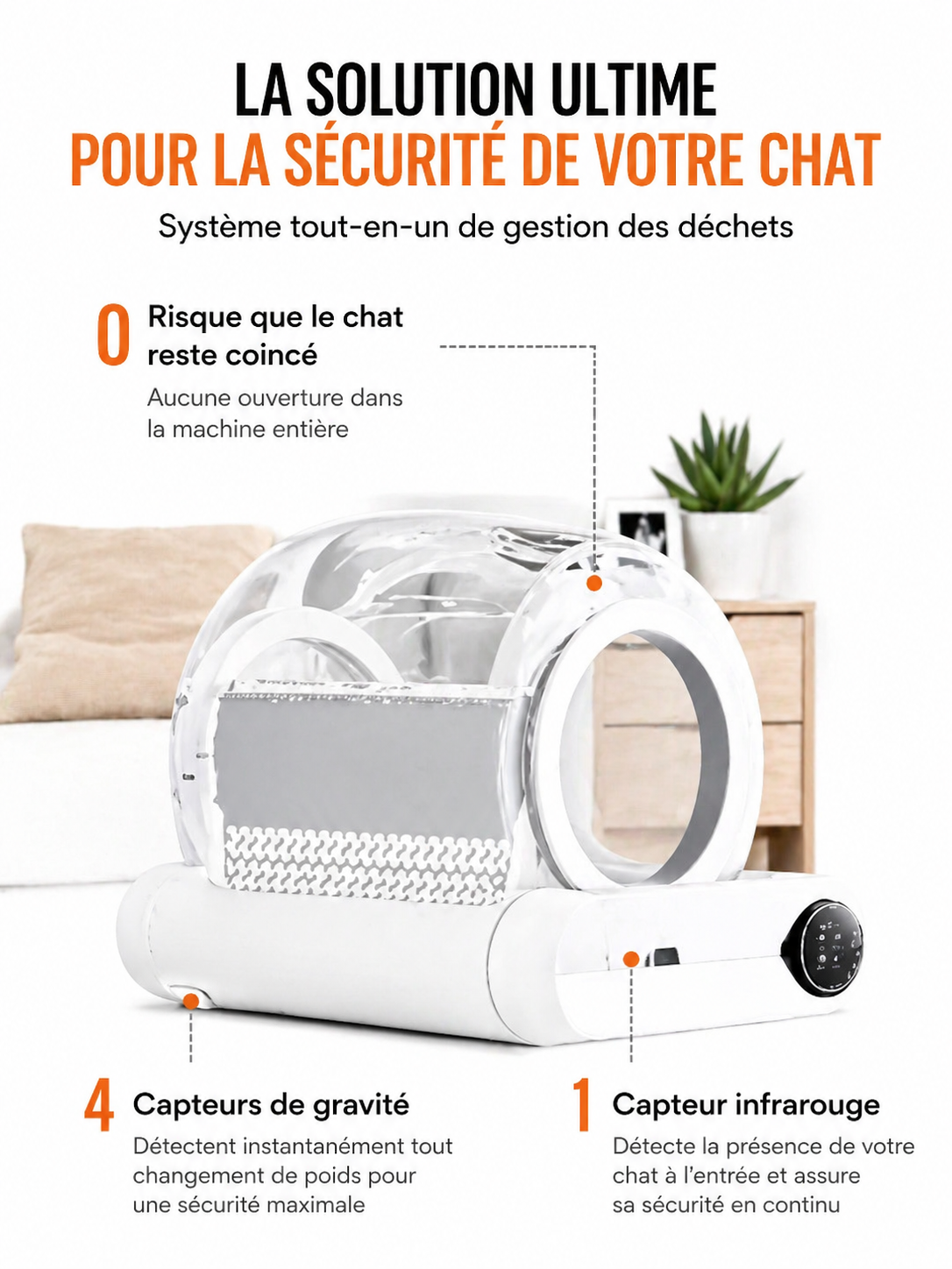 Litière Intelligente pour Chat – Suivi du Poids & Santé en Temps Réel