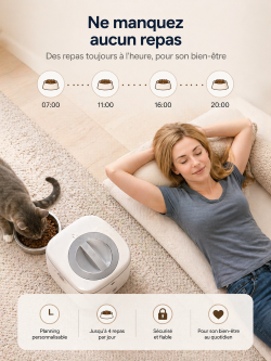 👉 Distributeur Automatique Connecté pour Chat – Contrôle à Distance via Application