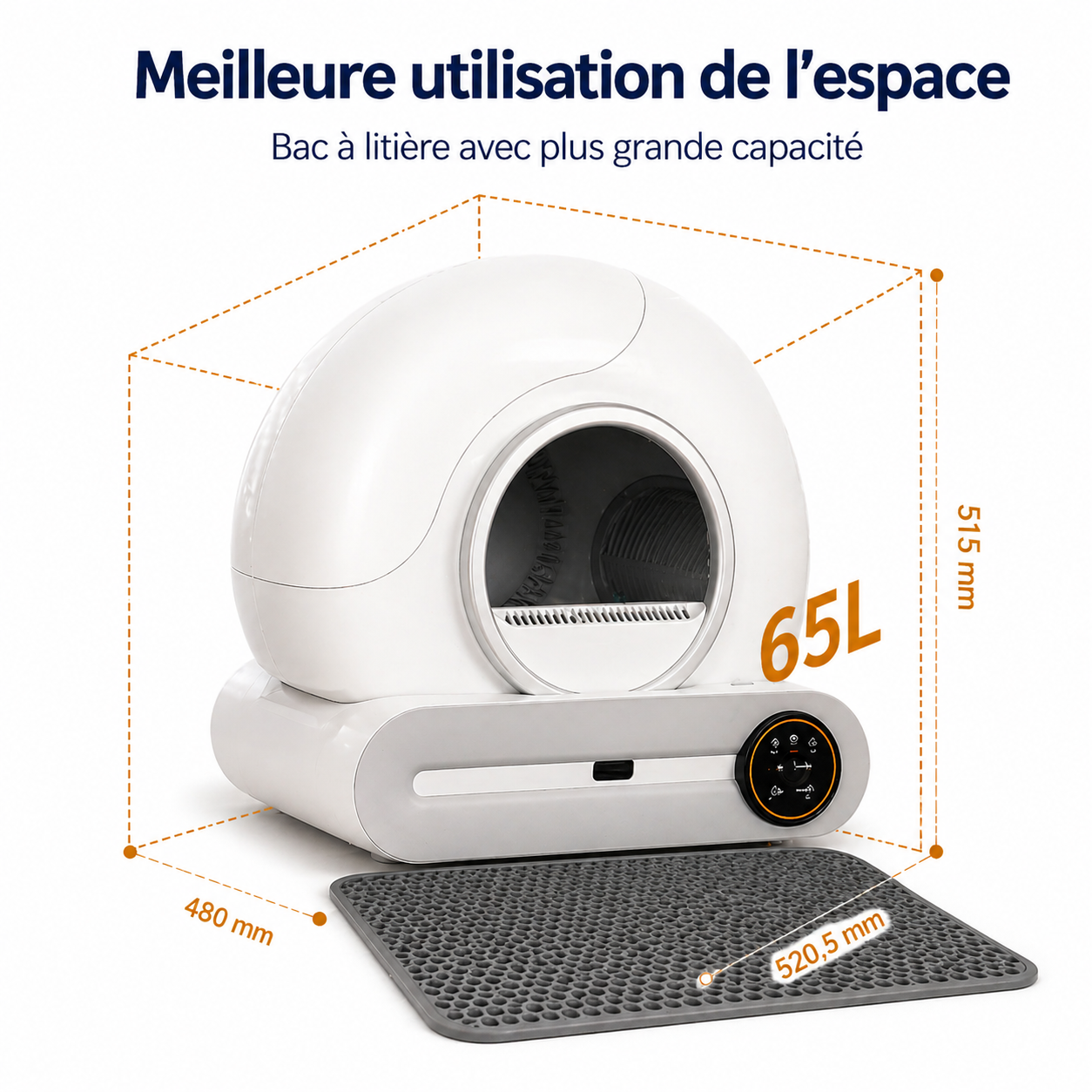 Litière Intelligente pour Chat – Suivi du Poids & Santé en Temps Réel