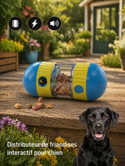 🐾 Jouet Distributeur de Friandises – Amusement & Récompense en continu