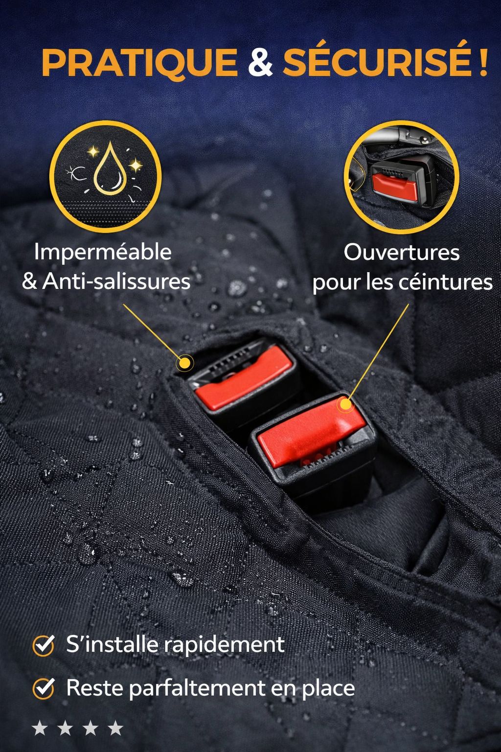 🔥 Fini les poils et les saletés dans votre voiture