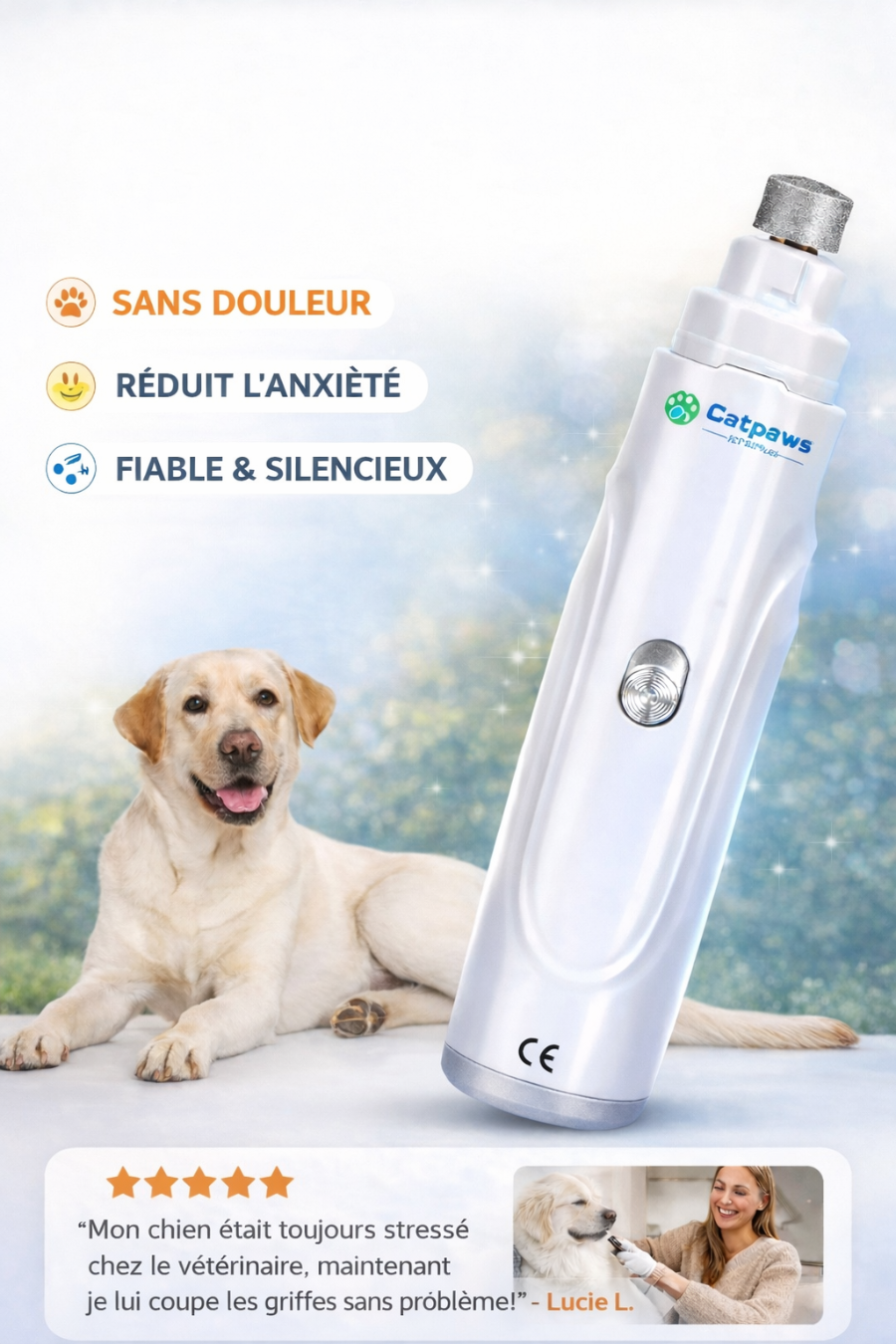 Coupez les griffes sans stress ni douleur pour votre animal