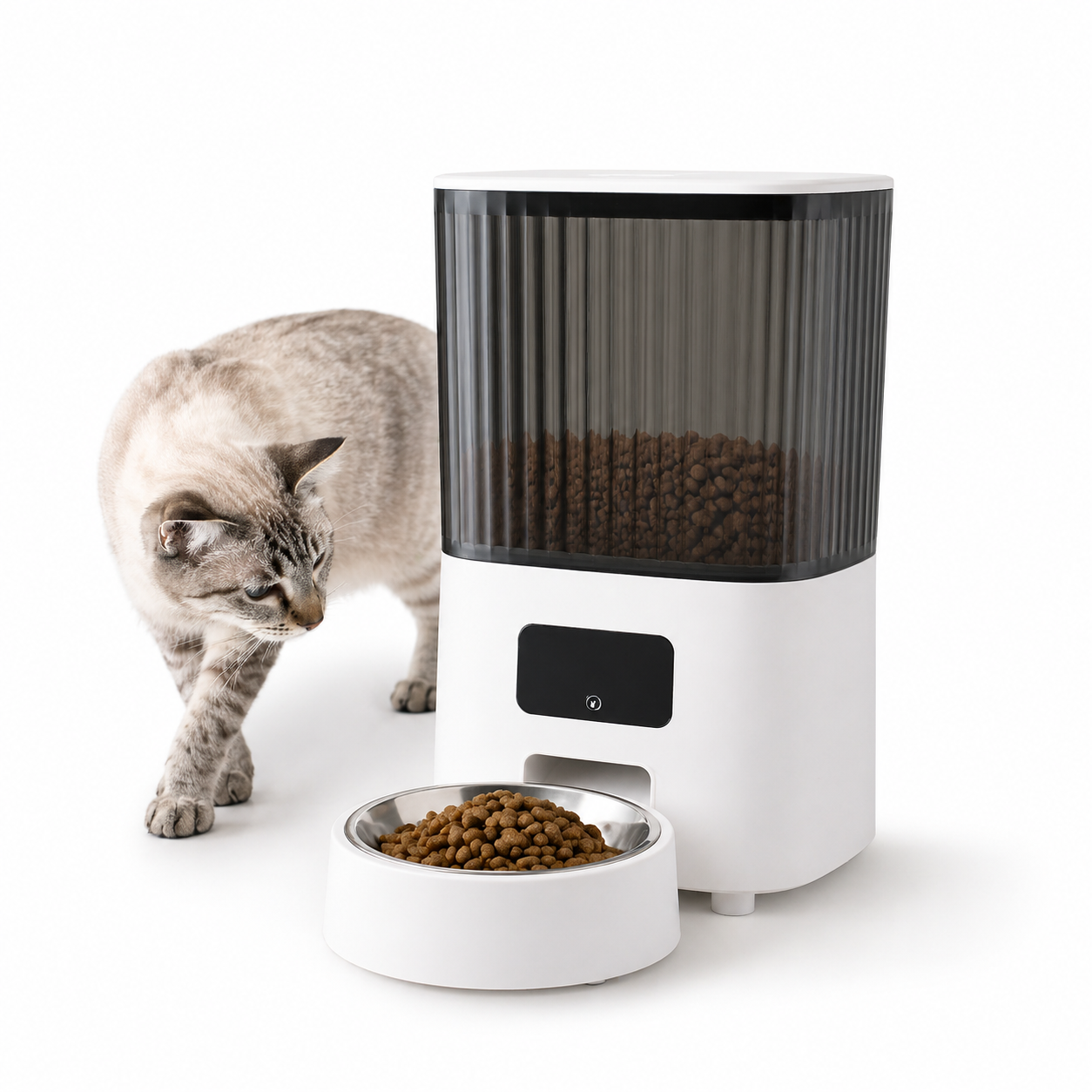 Distributeur Automatique de Croquettes – Repas Programmés & Fraîcheur Garantie