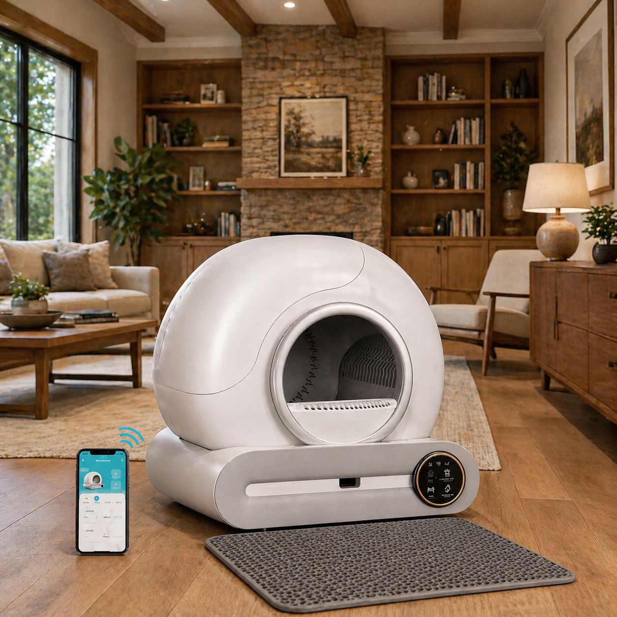 Litière Intelligente pour Chat – Suivi du Poids & Santé en Temps Réel