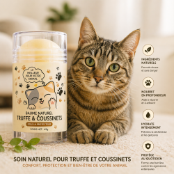 👉 Baume 2-en-1 pour Chien & Chat – Soin Truffe & Coussinets