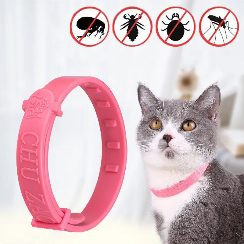 Collier Anti-Parasites pour Chat et Chien – Protection Longue Durée contre Puces, Tiques & Moustiques