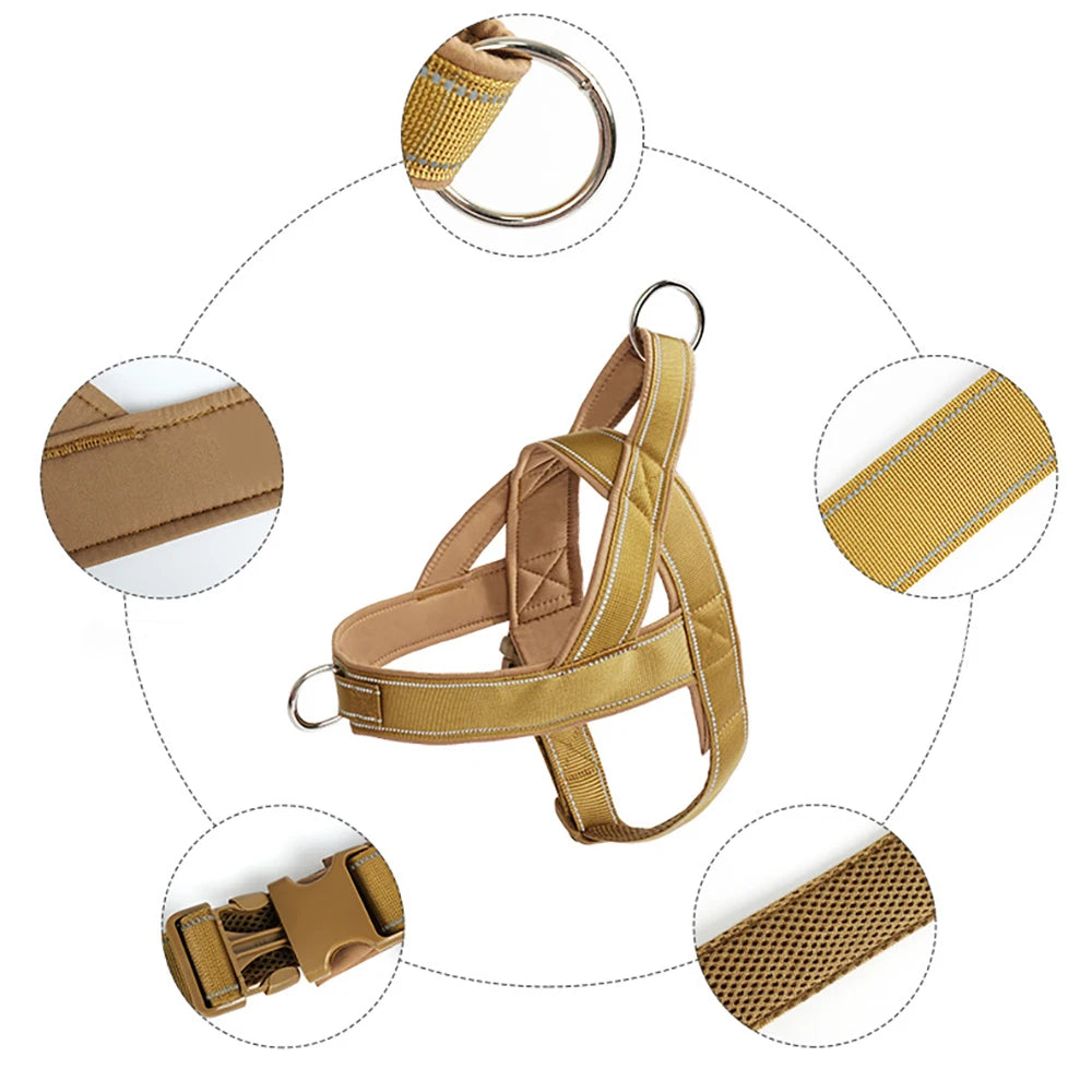 Harnais Anti-Traction pour Chien – Confort, Sécurité & Contrôle