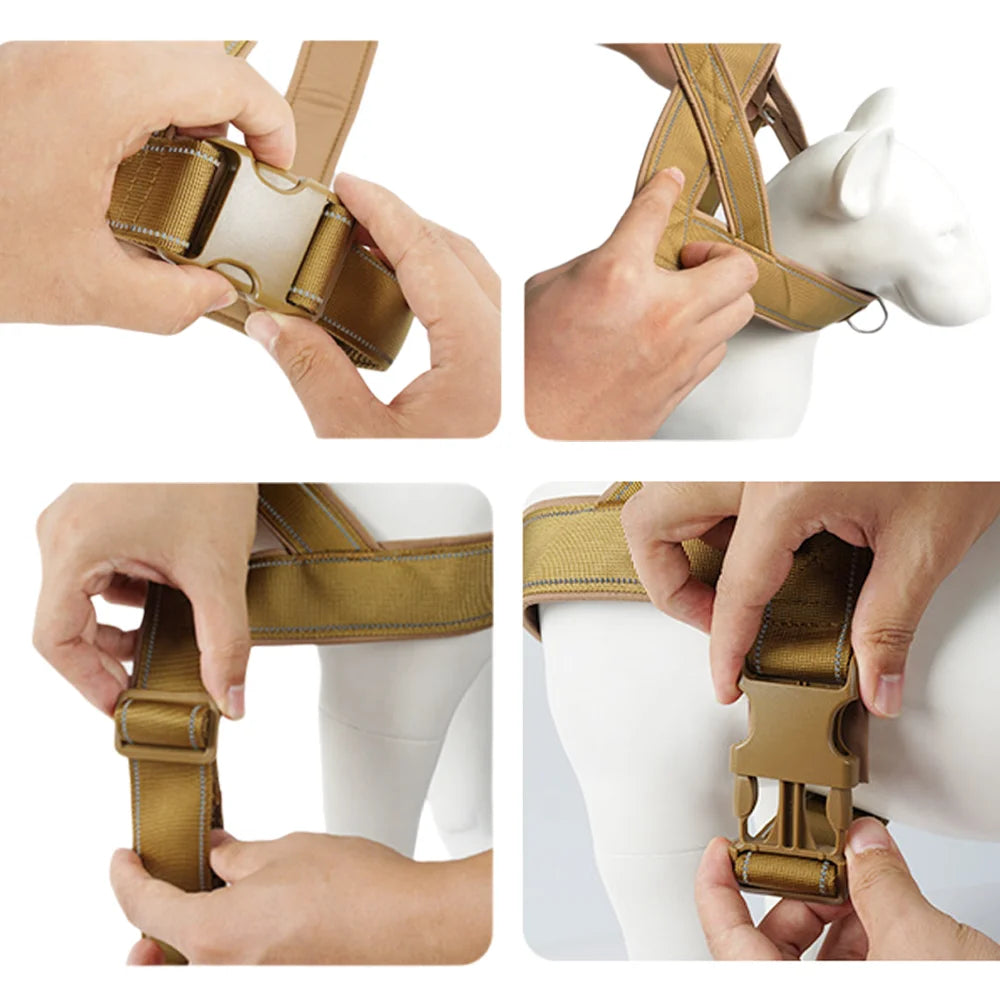 Harnais Anti-Traction pour Chien – Confort, Sécurité & Contrôle