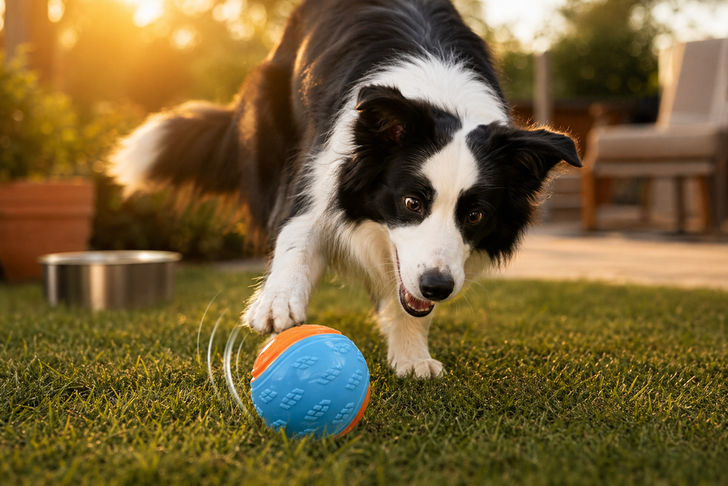 Jouet Intelligent Anti-Ennui pour Chien 🐶 Balle Interactive pour Chien – Stimulation & Plaisir Garanti