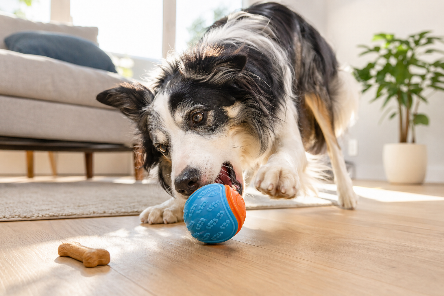Jouet Intelligent Anti-Ennui pour Chien 🐶 Balle Interactive pour Chien – Stimulation & Plaisir Garanti