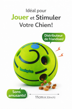 Jouet Distributeur de Friandises pour Chien – Anti-Ennui & Stimulation Intelligente