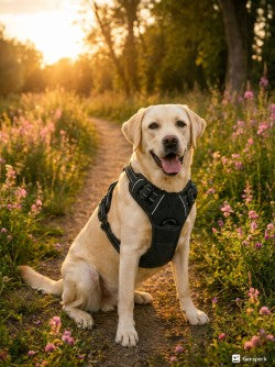 Magnifique harnais réfléchissant pour chien