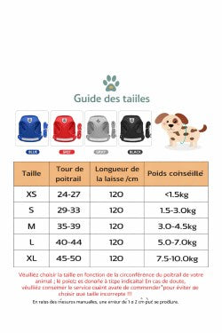 🐾 Harnais pour Chat avec Laisse – Sécurité et Confort pour les Balades