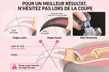 Coupez les griffes de votre animal sans stress ni erreur